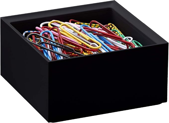 Bostitch Office Konnect Desk Organizer Accessory Tray, Stacks for Desktop Storage, Black