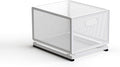 Pull Out Cabinet Organizer, Slide Out Drawers Fixed with Adhesive Nano Film, Pantry Shelves Sliding Drawer Storage Organization for Kitchen/Bathroom/Bedroom (11.8*9.4*8.3inch/30*24*21.2cm)
