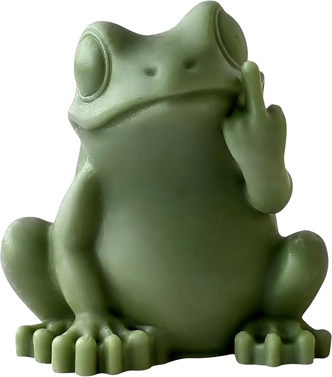 Frog Cylinder Candle & Resin Mold - Resin Casting Silicone Molds for Home Decor & Candle Making Wave Spiral Mold