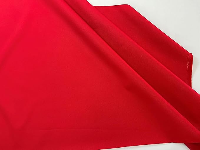 Mybecca Waterproof Canvas Marine Fabric 600 Denier Indoor/Outdoor PU Backing UV Protector Red 1 Yard