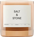 Salt & Stone Scented Candle for Women & Men | Coconut & Soy Blend Wax | Hand-Poured, Aromatic & Fragrant | 100% Cotton Wick | Long-Lasting 50 Hour Burn Time | Bergamot & Hinoki 8.5 oz