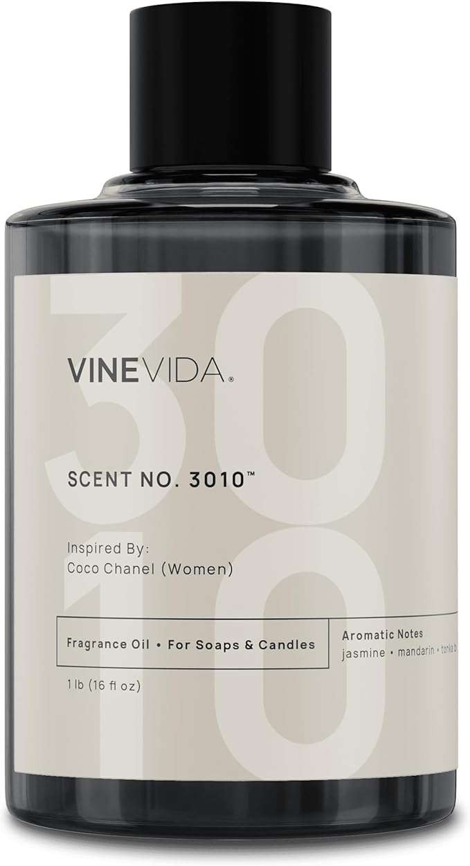 VINEVIDA Scent NO. 3010 Fragrance Oil - 16oz (1lb) - Inspired by: Coco (Women); Candle Fragrance Oil for Soy Candles - Soap Making Scents