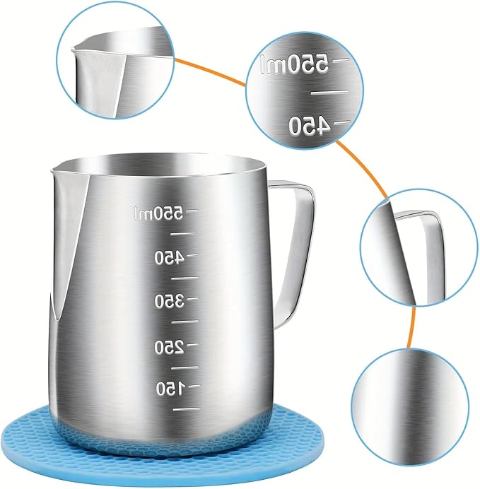 Blingfun Candle Making Wax Melter，600ml Melting Pot, 100pcs Candle Wicks, 100pcs Wick Stickers, 10pcs Wick Holders & Anti-Sway Mat, for Scented Candle Making and Wax Product Craft (Blue-C)