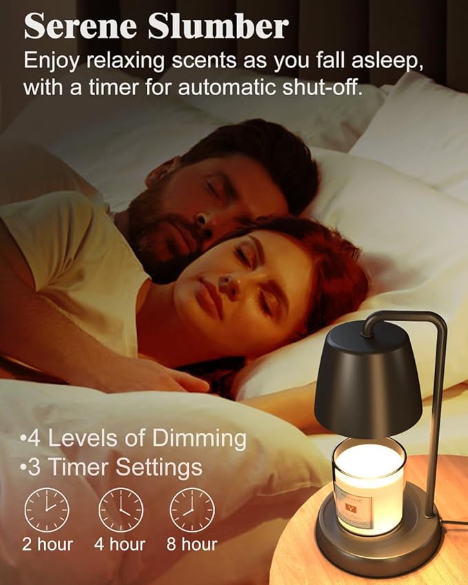 Candle Warmer Lamp Black