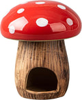 Mushroom Wax Melt Warmer Essential Oil Burner RedCeramic Scented Wax Melts Burner Scentsy