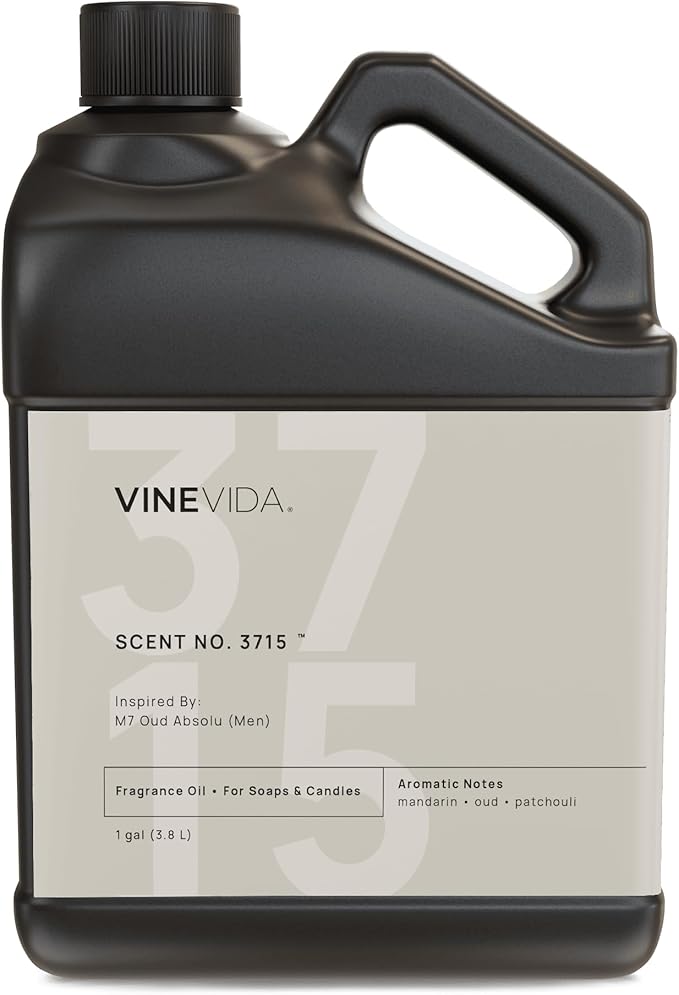 VINEVIDA [128 Oz] Inspired by: M7 Oud Absolu (Men); Fragrance Oil for Candle Making and Soap Making - Premium Candle Scents for Soy Candles