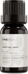 VINEVIDA Scent NO. 3003 Fragrance Oil - 10mL - Inspired by: Allure Homme Sport (Men); Candle Fragrance Oil for Soy Candles - Soap Making Scents