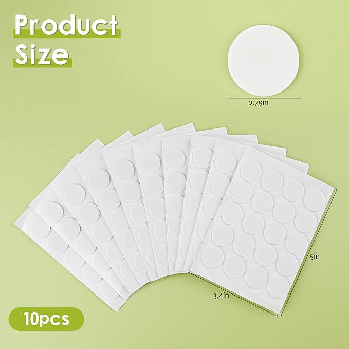 200PCS Candle Wick Sticker，Adhere Steady in Hot Wax,Candle Making Double-Sided Sticker Heat-Resistant Candle Sticker，Resistance Double-Sided Stickers for Candle Making
