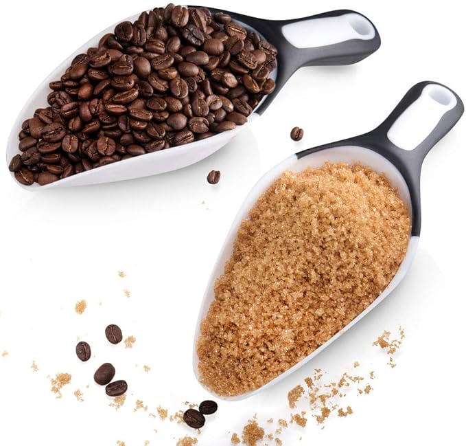 Rockland Guard Large Scooper for Dry Goods - Ice Scoop for Ice Machine Flour & Coffee Scoop - Dishwasher-Friendly 1 Cup Measuring Scoop for Pet Dog & Cat Food, Kitchen & Pantry Ingredients - [3-Pack]