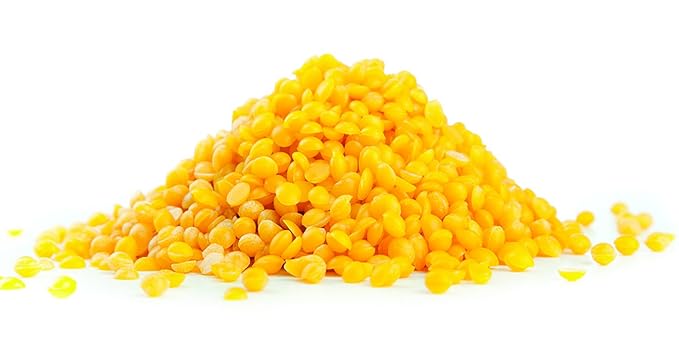 US Organic Beeswax 100% Pure Yellow Pastilles, USDA Certified, for DIY Candle, Lip Balm, Body Cream, Lotion, Deodorant, Crayon, and Many More uses. 8 oz (Medium)