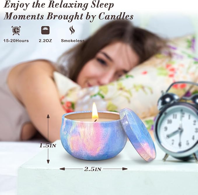 Aromatherapy Candles for 9 Pack, Scent Jar Candles Gifts for Women, Home Scented Candles Set for Valentine Birthday Mother's Thanksgiving Day Present