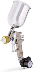 NEIKO 31215A HVLP Spray Gun Paint Sprayer, 1.7 mm Spray Paint Gun, Nozzle Size 600 cc Air Gauge Regulator, Auto Paint Spray Gun, HVLP Spray Gun Kit
