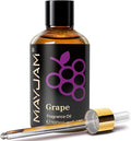 MAYJAM 100ML/3.38FL.OZ Grape Fragrance Oils with Glass Dropper, Essential Oils for Diffusers for Home, Long Lasting Scented Oils for Diffusers Soap Candle Making