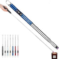 V3 Extendable 3.2 Feet LED Arc Extra Long Flameless Fireplace Stove Electric Candle Lighter for Pilot Light, Grilling, Firepit, Kitchen, BBQ (Blue)