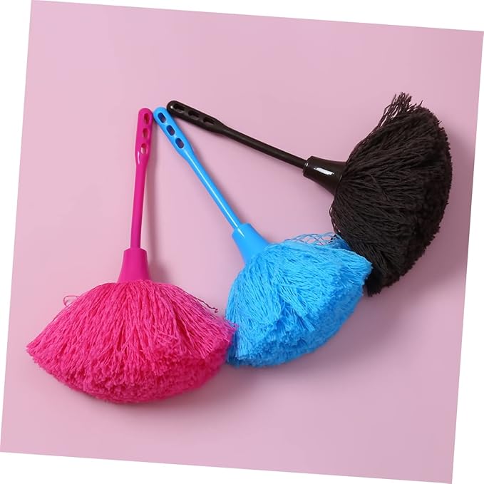 2pcs Household Handheld Duster Reusable Cleaning Tools with Non-Slip Ergonomic Handle for Home Car Office and Kitchen
