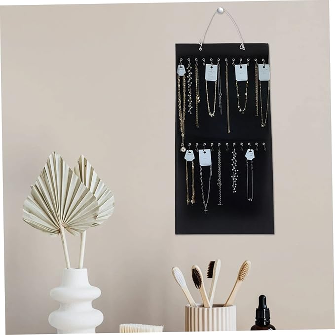 Door Back Hanging Pouches Wall Hanging Bag Wall Storage Bags Felt Pouch Organizer Hair Ties