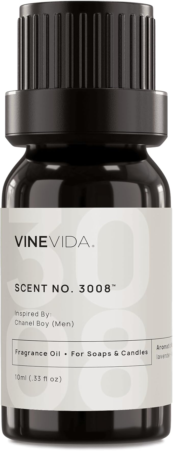 VINEVIDA Scent NO. 3008 Fragrance Oil - 10mL - Inspired by: Boy (Men); Candle Fragrance Oil for Soy Candles - Soap Making Scents
