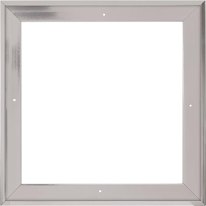 Pixy Canvas Floater Frame 10x10 for 1-1/2 (1.5) inch Deep Canvas Paintings/Canvas Prints/Wood Canvas Panels/Wall Art/Wall Decor/Home Decor/Artwork (Chrome, 10 x 10 inch, Square)
