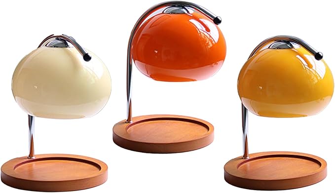 Topyond Candle Warmer Melting Lamp,Wax Melting Lamp Home Decor, Desk Office Decor Table Lamp,Night Light Bedroom Lamps,Valentines Day Gifts for Her(Red)