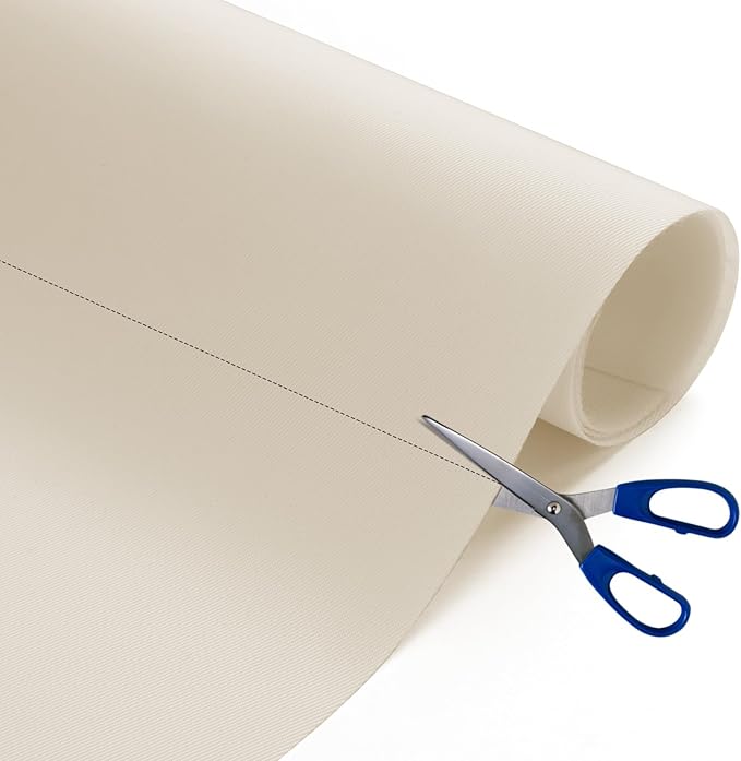 Nylon Fabric, 58"W 420D Waterproof Fabric 15 Yard Ripstop Nylon Material Outdoor Upholstery Twill Sewing Material for Patio Chair, Lining, Cushion, Purse, Tote Bag, Tent, Tarp Cover, DIY Project Ivory
