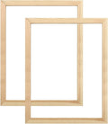 Wood Canvas Frames, Solid Wood Canvas Stretcher Bars Kits,Solid Wood Picture Frames for Oil Paintings,Prints,Posters,Wall Art Needlework,2 Pack(35 * 45cm/14 * 18")