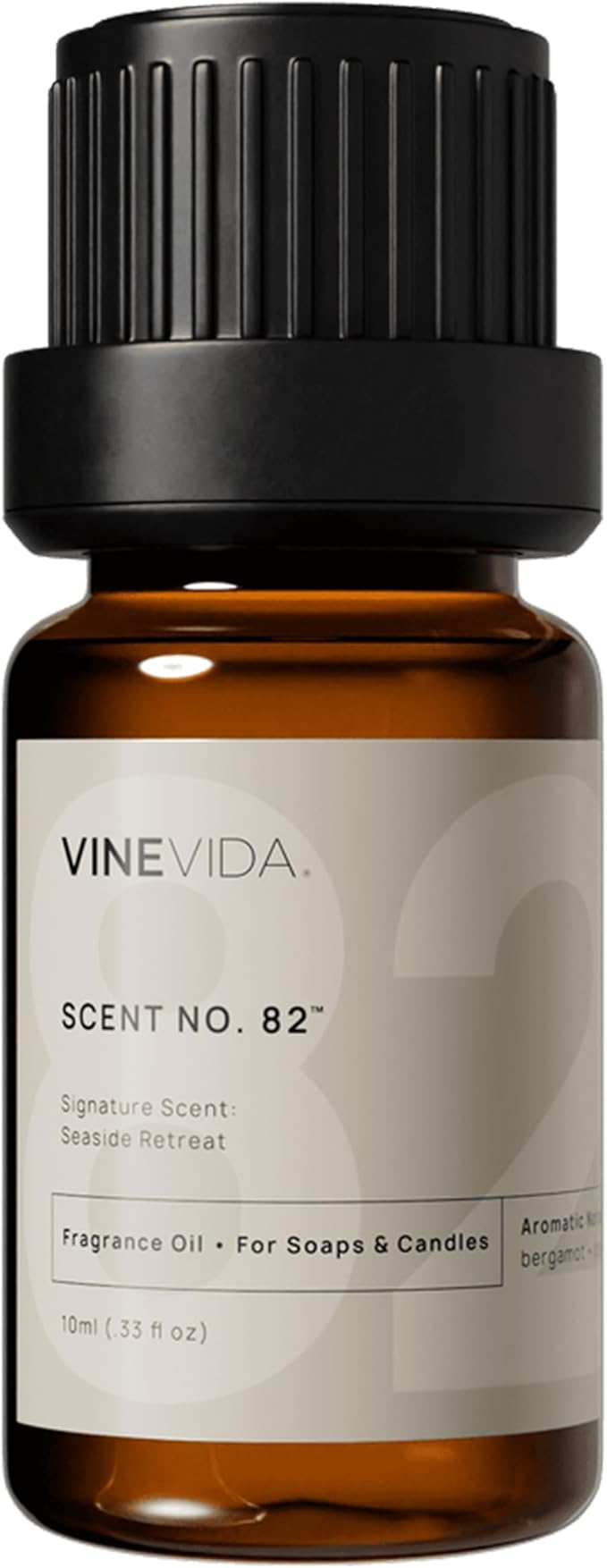VINEVIDA Scent No.82 Fragrance Oil for Candle & Soap Making - Natural .33oz Candle Scents Made in USA