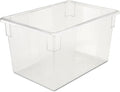 Rubbermaid Commercial Products-Food Storage Box/Tote, 21.5 Gallon, Clear, for Restaurant/Kitchen/Cafeteria