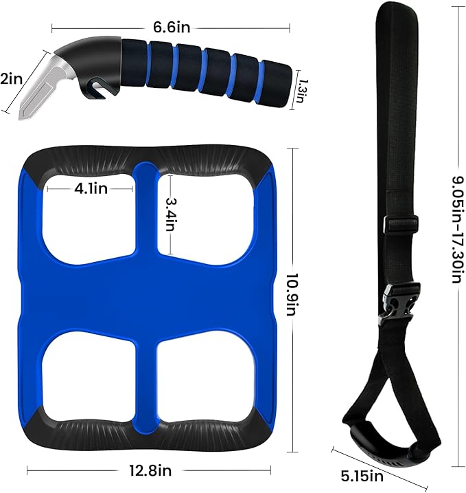 Lift Assist Standing Aid for Elderly: Portable Lift Aid Bar with No-Slip Grip Handle - Standing Aids & Supports Up to 450 lbs - Lifting Assists device to Transfer Elderly, Seniors, Handicap, 3PCS