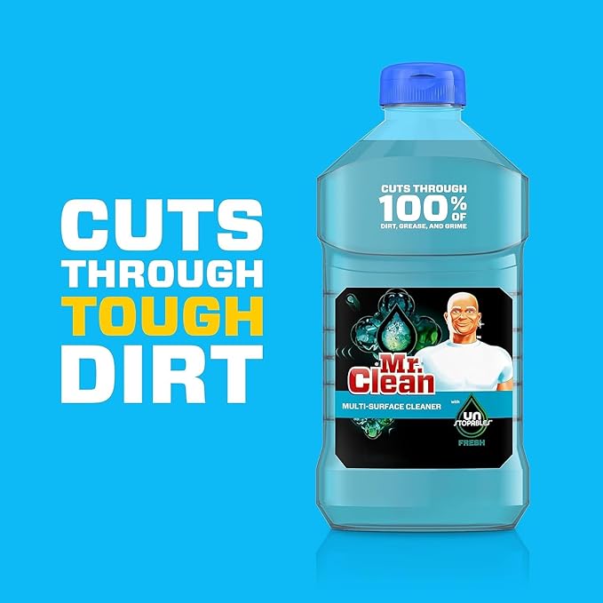 Mr. Clean with Unstopables Fresh Scent Multi-Surface Cleaner, 90 Fl Oz (Packaging May Vary)