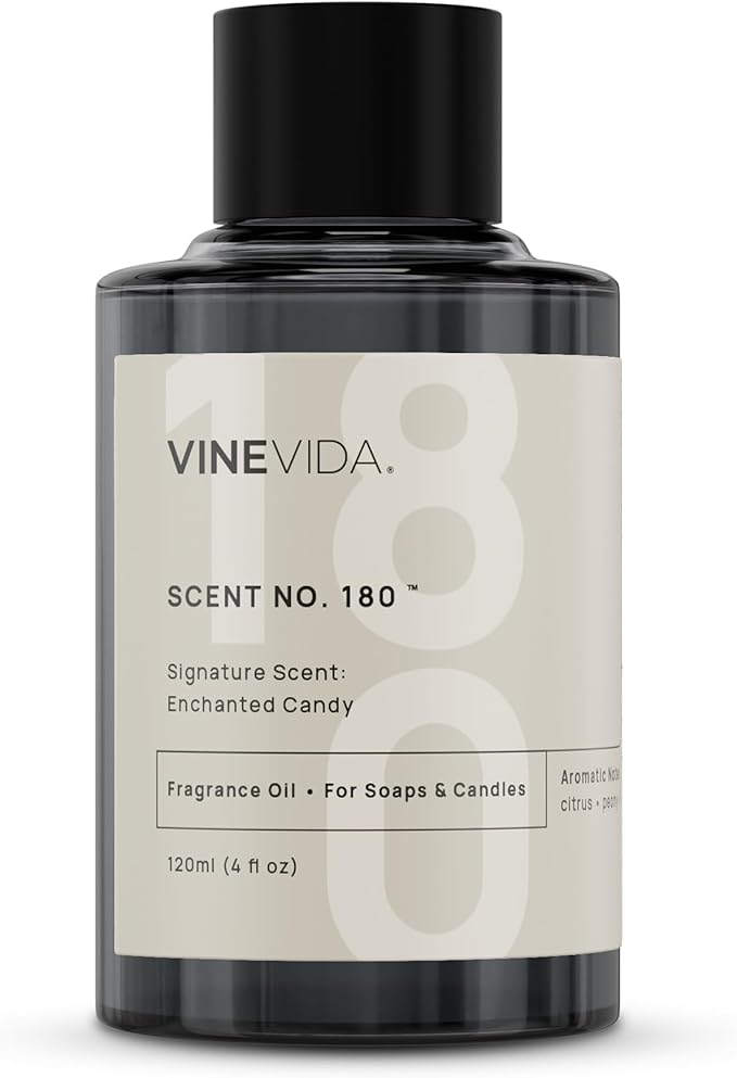VINEVIDA [4oz] Enchanted Candy; Fragrance Oil for Candle Making and Soap Making - Premium Candle Scents for Soy Candles