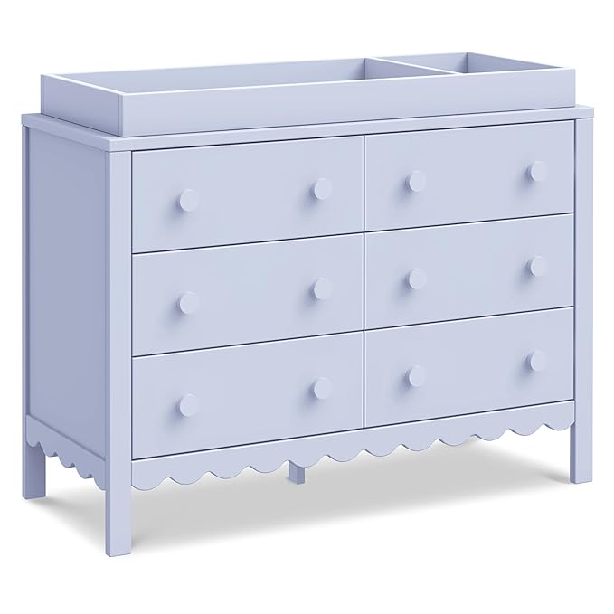Davinci Universal Wide Removable Changing Tray in Powder Blue