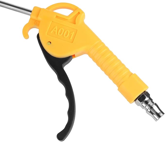 Watris Veiyi Air Blow Gun, High Volume Air Blower Gun, Dust Cleaning Tools with 10 Inch Aluminium Alloy Air Nozzle, Pneumatic Air Compressor Accessories