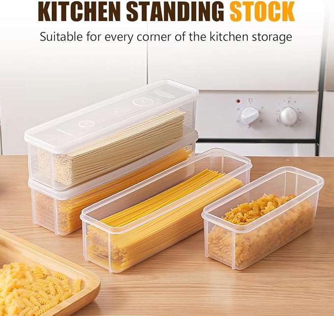 Storage & Crisper Boxes, 2025 New Durable Food Storage Containers, Stackable Refrigerator Organizer for Kitchen, Airtight Food Box with Lids, Fresh-Keeping Container Suitable (Grey, 5pcs)