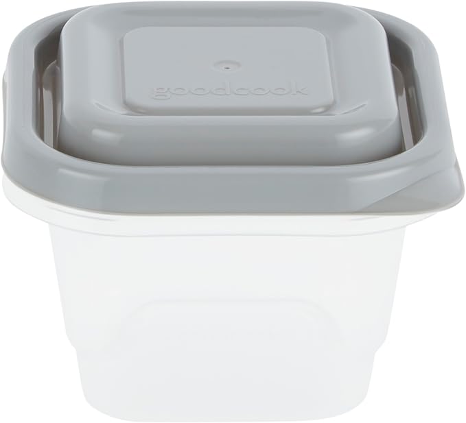 GoodCook EveryWare 40-Piece Food Storage Container Set, BPA-Free Plastic, Click and Fresh Lids, Assorted Sizes with Integrated Measurements, Durable and Secure Food Containers for Leftovers