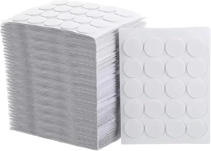 Wick Stickers 1000-Pack Industrial-Grade Heat-Resistant Double-Sided Tape for Candle Wick Adhesion
