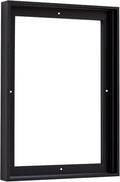 Pixy Canvas Floater Frame 22x30 for 3/4 (0.75) inch Deep Canvas Paintings/Canvas Prints/Wood Canvas Panels/Wall Art/Wall Decor/Home Decor/Artwork (Black Stripe, 22 x 30 inch, Portrait)