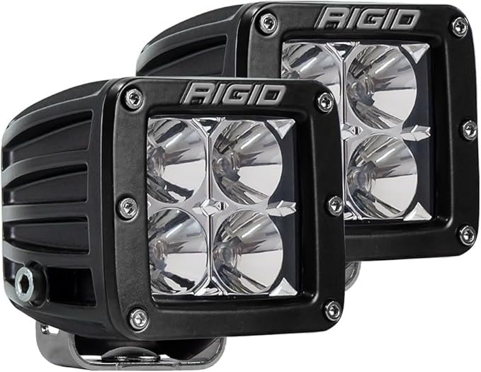 RIGID Industries D-Series PRO Flood Beam, Pair, Universal, 2-Pack