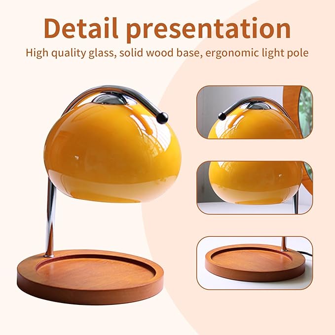 Topyond Candle Warmer Lamp with Timer & Extra-Large Wood Tray, Dimmable Vintage Aromatherapy Table Lamp, Candle Warmer, Bedroom Desk Decor Gift for Women and Home Decorators Valentine's Day