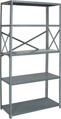 Quantum Storage Systems 75-1842-5 IRONMAN Solid Heavy Duty 5 Shelves 75" H x 42" W x 18" D