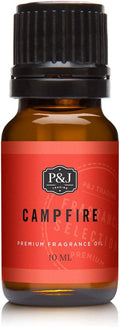 P&J Trading Fragrance Oil for Diffusers for Home - Campfire 10ml Fragrance Scents for Candle Making - Soap Making Supplies & Car Diffuser Scents