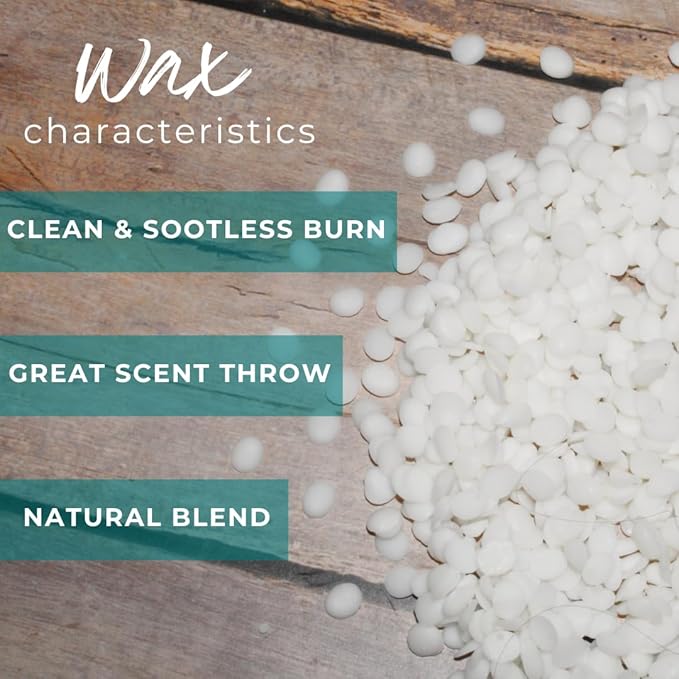 Soy Wax Beads for Candle Making | 10lb Soy Candle Wax Pastilles | Smooth Blend for High Load Fragrance Formulation |Candle Making Supplies