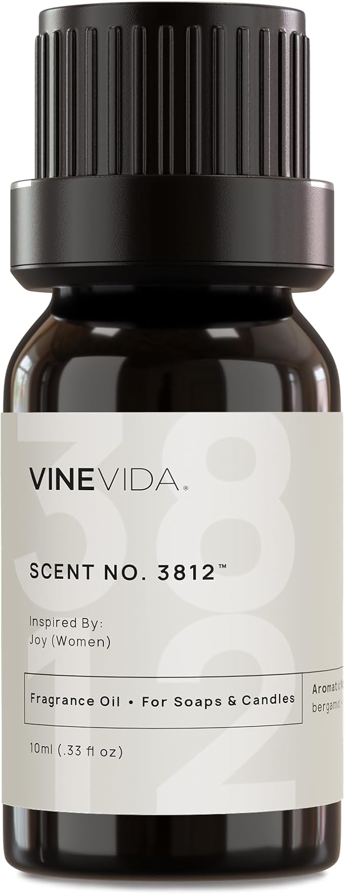VINEVIDA [0.33 Oz] Scent No. 3812 Inspired by Joy (Women); Fragrance Oil for Candle Making and Soap Making - Premium Candle Scents for Soy Candles