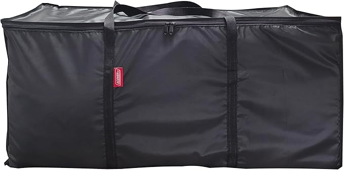 Large Moving Bags 4 Pack Black Heavy Duty Totes For Storage, Wrap Around Handles, Storage Bags for Space Saving