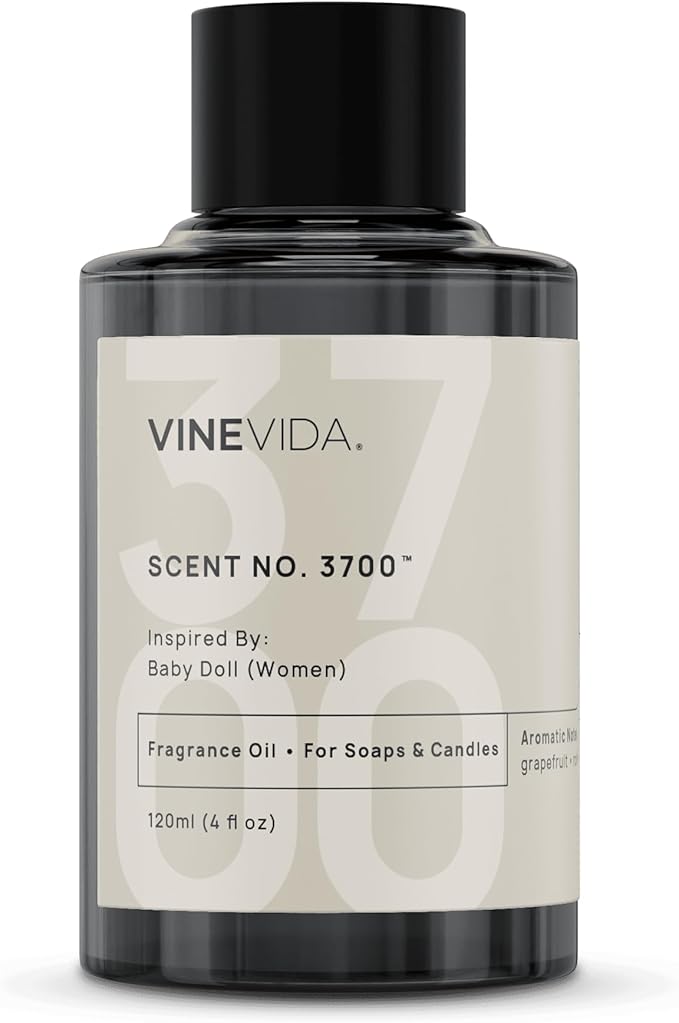 VINEVIDA [4 Oz] Inspired by: Baby Doll (Women); Fragrance Oil for Candle Making and Soap Making - Premium Candle Scents for Soy Candles