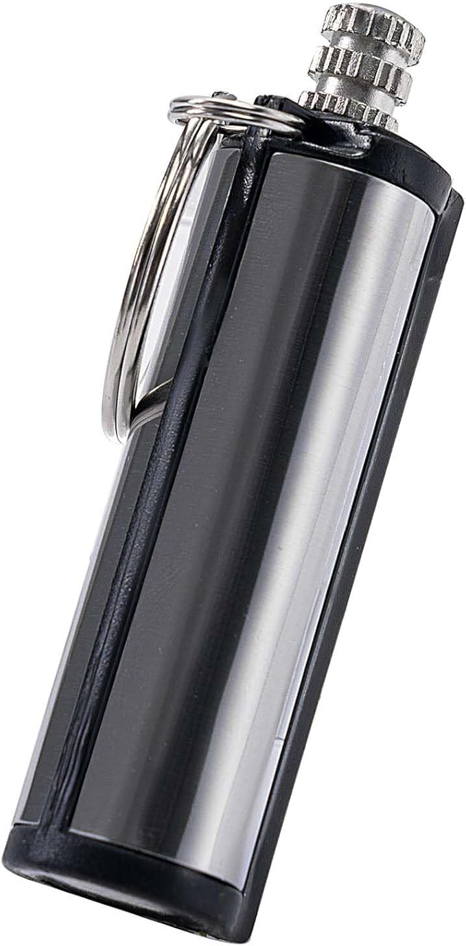 5-Pack Permanent Match Lighter - Waterproof Keychain Survival Tool Compatible with Camping and Candles, Emergency Use (No Fuel)