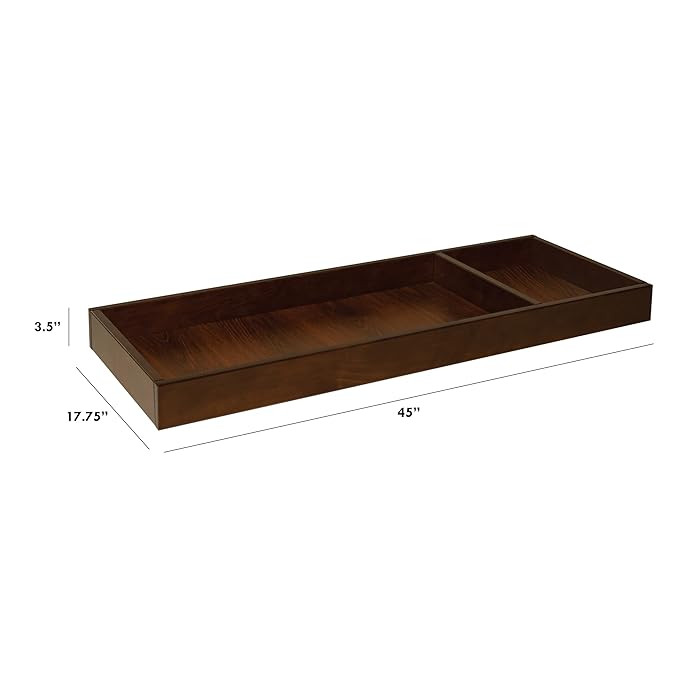 Davinci Universal Wide Removable Changing Tray (M0619) in Espresso