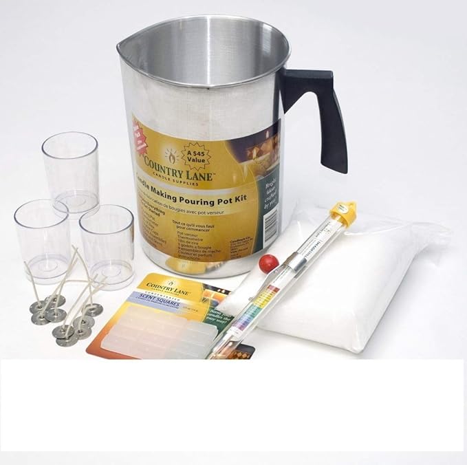 Country Lane Pouring Pot Kit Candle Making