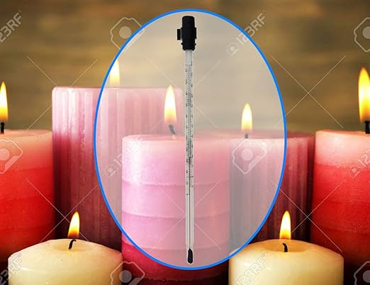Candle Making Thermometer Essential Candle Making Kit for Candle Makers Melting Soy and Paraffin Wax - 200 mm Candle Making Supplies