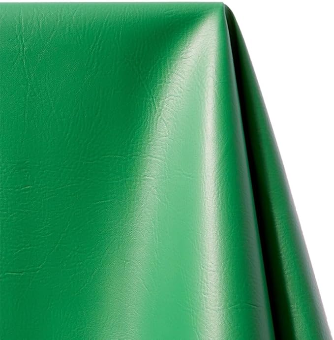 Ottertex Marine Vinyl Fabric Polyester Backing Waterproof Abrasion UV Resistant Heavy Duty Outdoor Marine PVC for Sewing & Upholstery - Kelly Green (10 Yards)