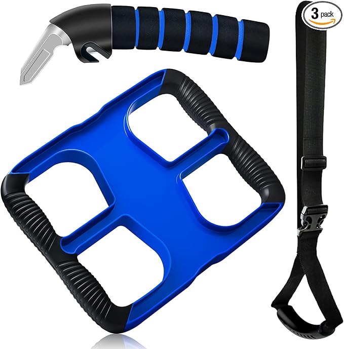 Lift Assist Standing Aid for Elderly: Portable Lift Aid Bar with No-Slip Grip Handle - Standing Aids & Supports Up to 450 lbs - Lifting Assists device to Transfer Elderly, Seniors, Handicap, 3PCS